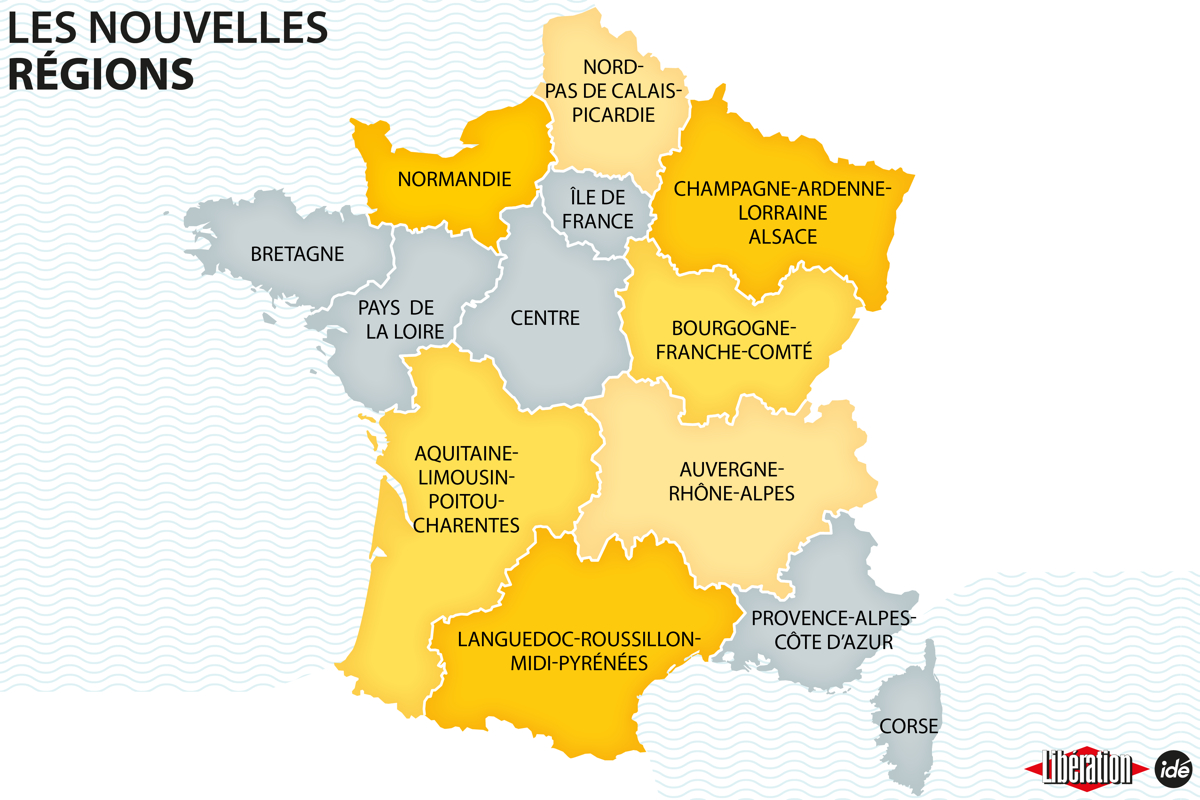 Carte Régions De France 2016 À Compléter avec Carte De France Region A Completer