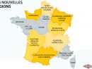 Carte Régions De France 2016 À Compléter intérieur Carte De France Vierge Nouvelles Régions