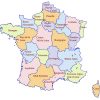 Carte Régions De France Couleur, Carte Des Régions De France avec Carte De La France Vierge