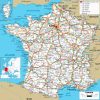 Carte Reseau Routier dedans Carte De France Avec Les Villes