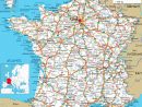 Carte Reseau Routier encequiconcerne Carte De France Des Départements