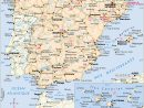 Carte Routière – Espagne Et Portugal | Espagne Carte, Carte pour Carte De France Detaillée Gratuite
