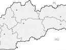 Carte Slovaquie Vierge Régions, Carte Vierge Des Régions De serapportantà Carte Vierge Des Régions De France