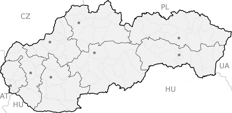 Carte Slovaquie Vierge Régions, Carte Vierge Des Régions De serapportantà Carte Vierge Des Régions De France