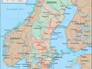 Carte Suède - Carte Détaillée De La Suède (Europe Du Nord concernant Carte De L Europe Détaillée