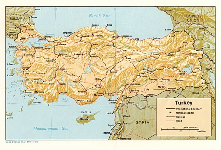 Carte Turquie, Carte De Turquie concernant Carte Géographique Europe