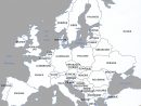 Carte-Vierge-Pays-Europe encequiconcerne Carte De L Europe Avec Pays