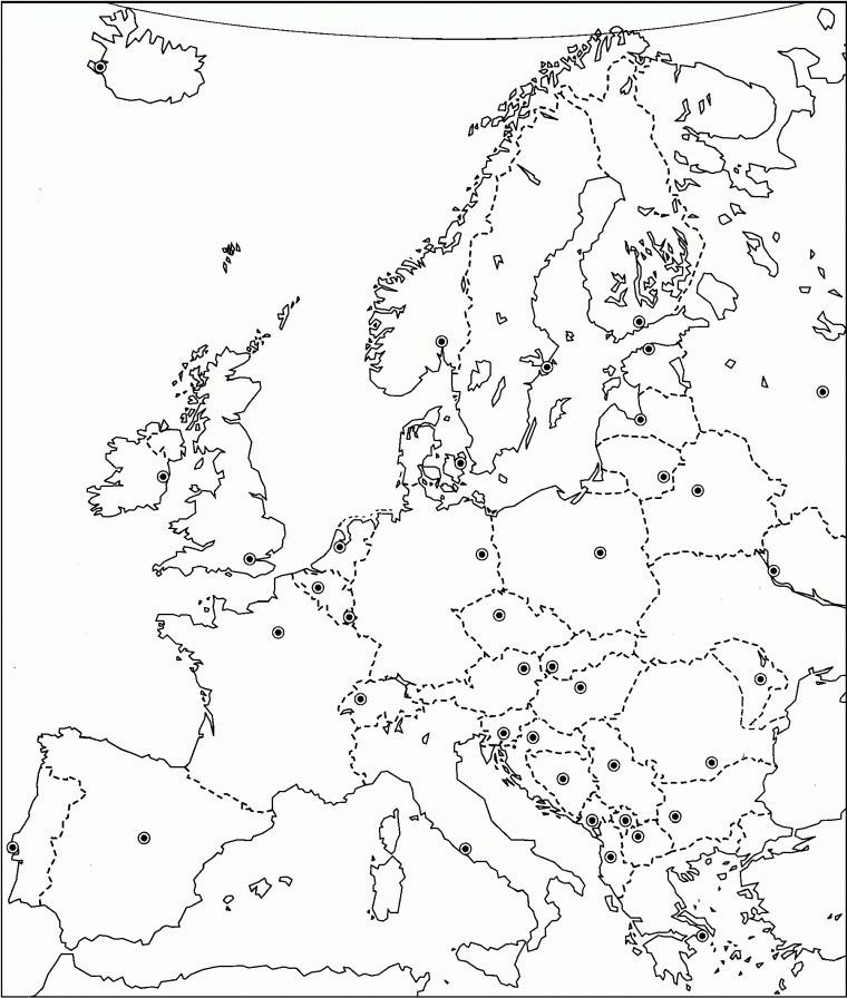 Cartes à Carte Europe Vierge À Compléter En Ligne