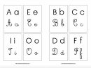 Cartes Alphabet (26 Cartes + Pochette De Rangement) intérieur Lettre De L Alphabet A Imprimer Et Decouper
