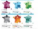 Cartes Comparatives Des Nouvelles Régions En France concernant Carte De La France Région