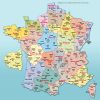 Cartes De France : Cartes Des Régions, Départements Et à Carte Des Régions Et Départements De France À Imprimer