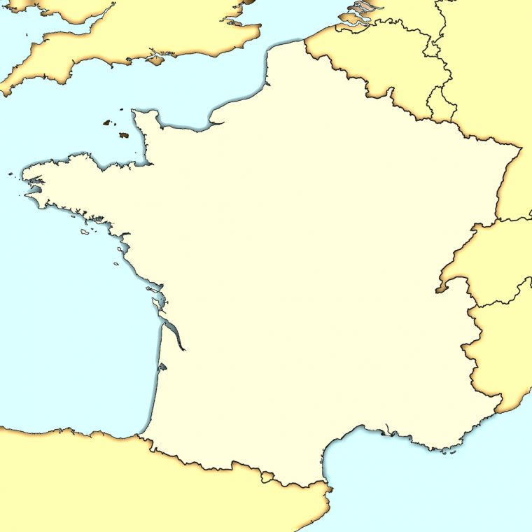 Cartes De France : Cartes Des Régions, Départements Et concernant Carte De France Avec Departement A Imprimer