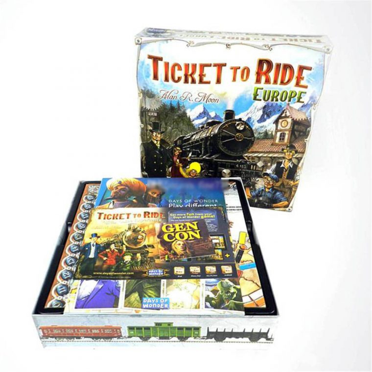 Cartes De Jeu Pour Adulte Party Ticket To Ride Board En Europe Jeu Nouveau  Jeu Et Ne Nécessite Pas La Version Originale pour Jeu En Ligne Pour Adulte