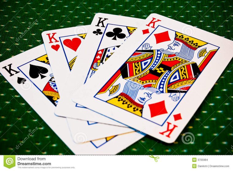 Cartes De Jeu – Quatre Rois Photo Stock – Image Du Clubs dedans Jeu Quatre Images