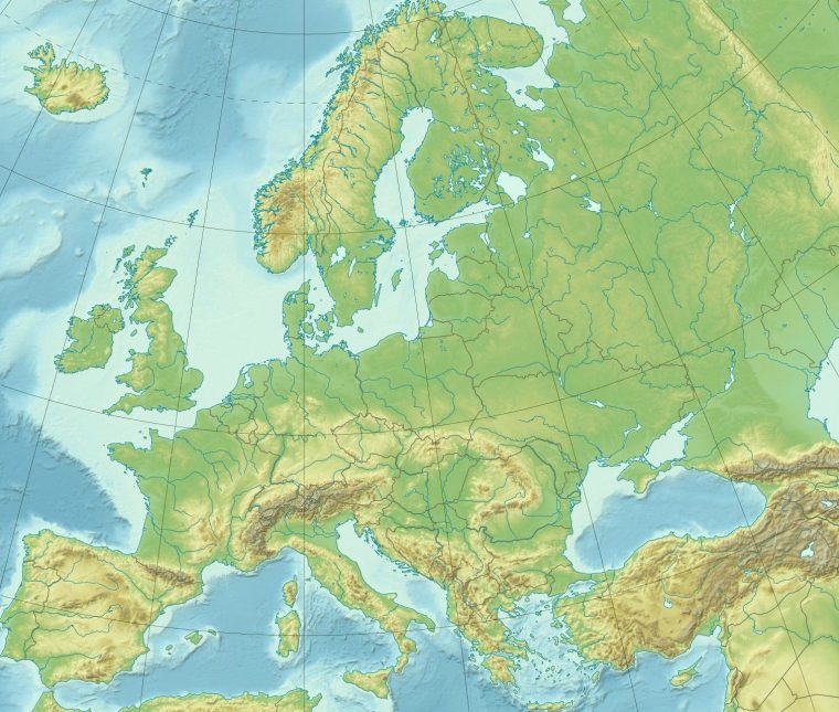 Cartes De L'europe Et Rmations Sur Le Continent Européen concernant Carte De L Europe Détaillée