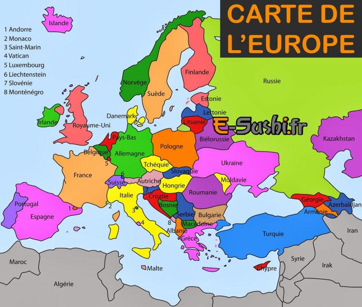 Cartes De Leurope – Romes.danapardaz.co destiné Carte D Europe Avec Pays