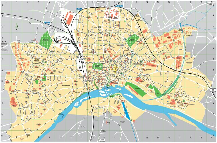 Cartes De Nevers | Cartes Typographiques Détaillées De à Carte De France A Imprimer