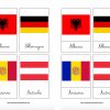 Cartes De Nomenclature - Drapeaux Des Pays D'europe (45 Cartes + Pochette  De Rangement) encequiconcerne Drapeaux Européens À Imprimer