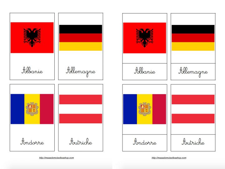 Cartes De Nomenclature – Drapeaux Des Pays D'europe (45 Cartes + Pochette  De Rangement) encequiconcerne Drapeaux Européens À Imprimer