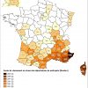 Cartes De Présence Du Moustique Tigre (Aedes Albopictus) En avec Carte Departements Francais