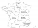 Cartes Des Régions De La France Métropolitaine - 2016 dedans Carte Des Régions Vierge