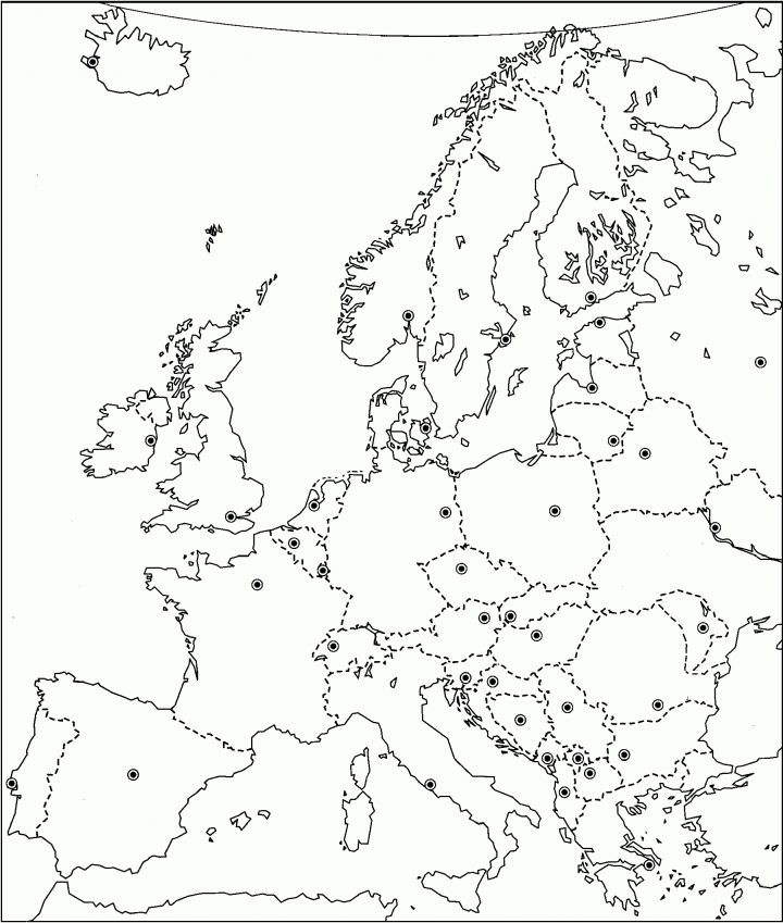 Carte De L Europe Vierge À Imprimer - PrimaNYC.com