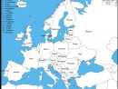 Cartes Localisation Des Capitales avec Carte Des Capitales De L Europe