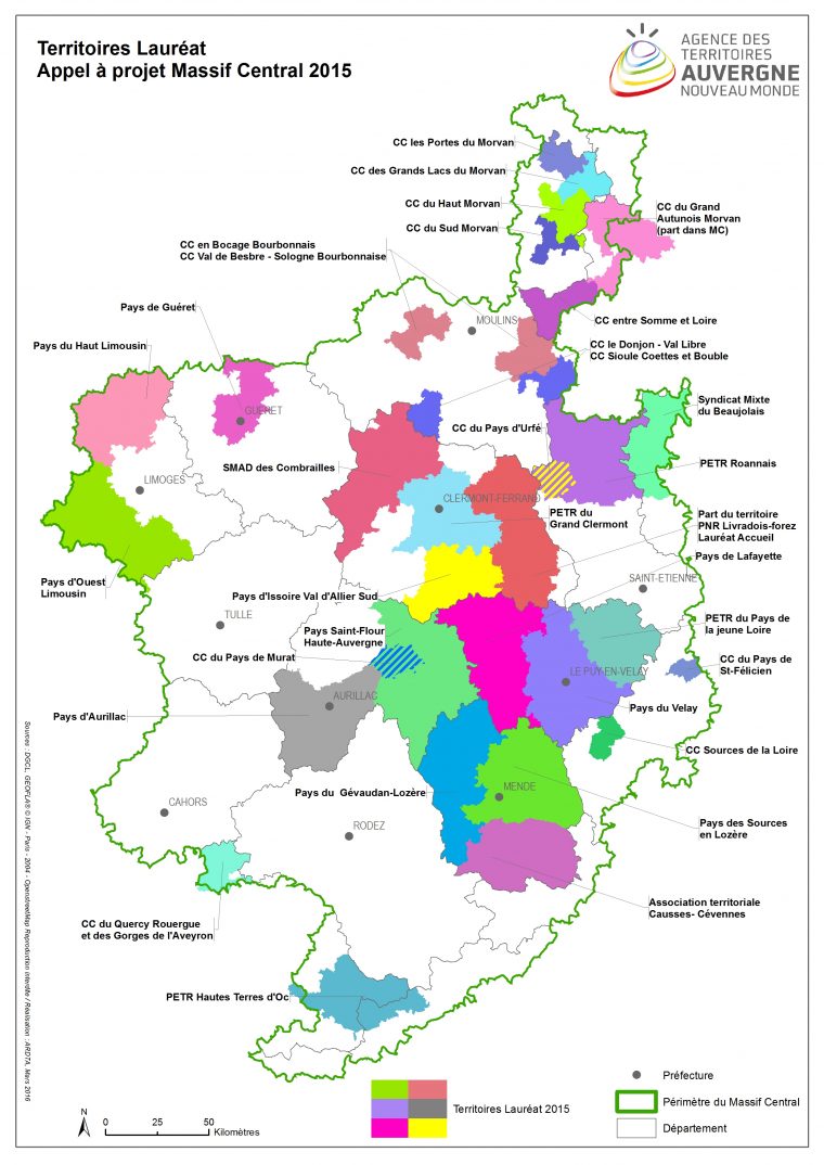 Cartes | Massif Central concernant Carte Des Pays De L Europe