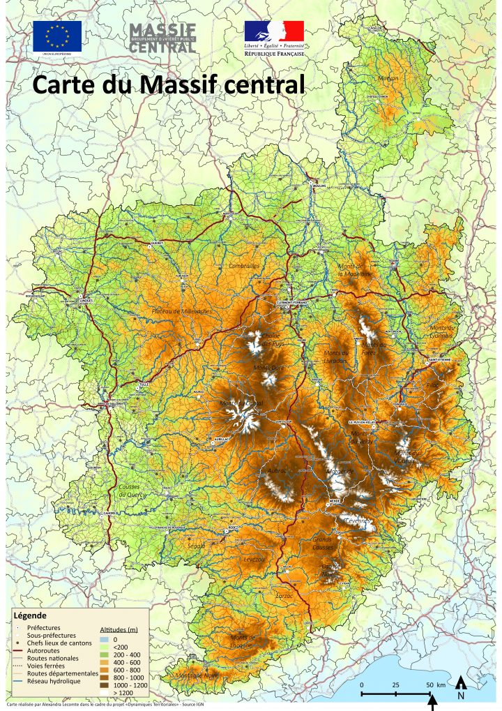 Cartes | Massif Central concernant Carte Europe De L Est