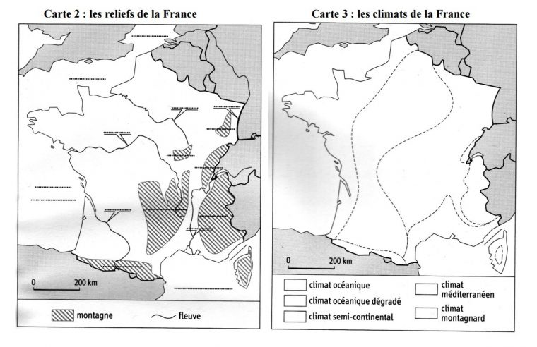 Cartes Muettes De La France À Imprimer – Chroniques concernant Carte De France Imprimable