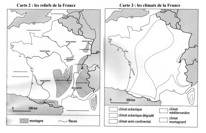 Cartes Muettes De La France À Imprimer – Chroniques destiné Carte De France Region A Completer