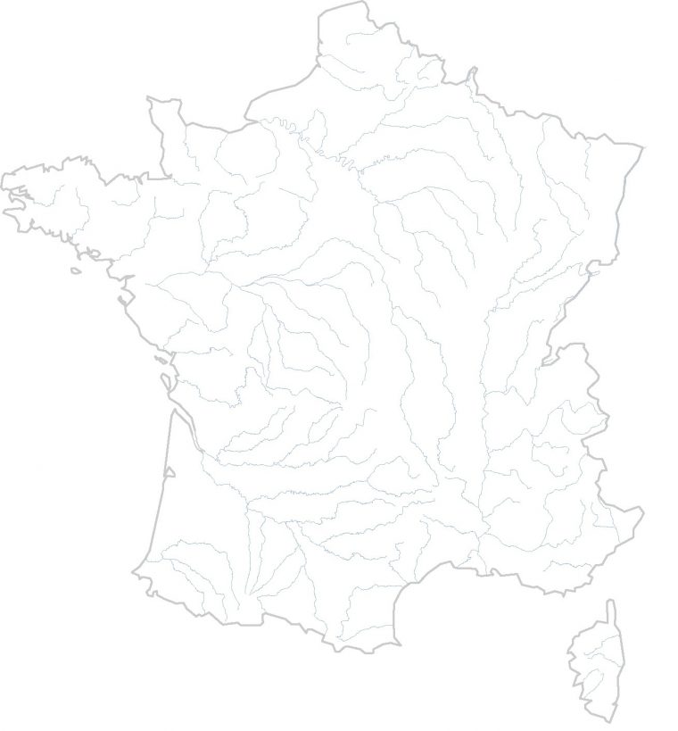 Cartes Muettes De La France À Imprimer – Chroniques serapportantà Carte De France Avec Département À Imprimer