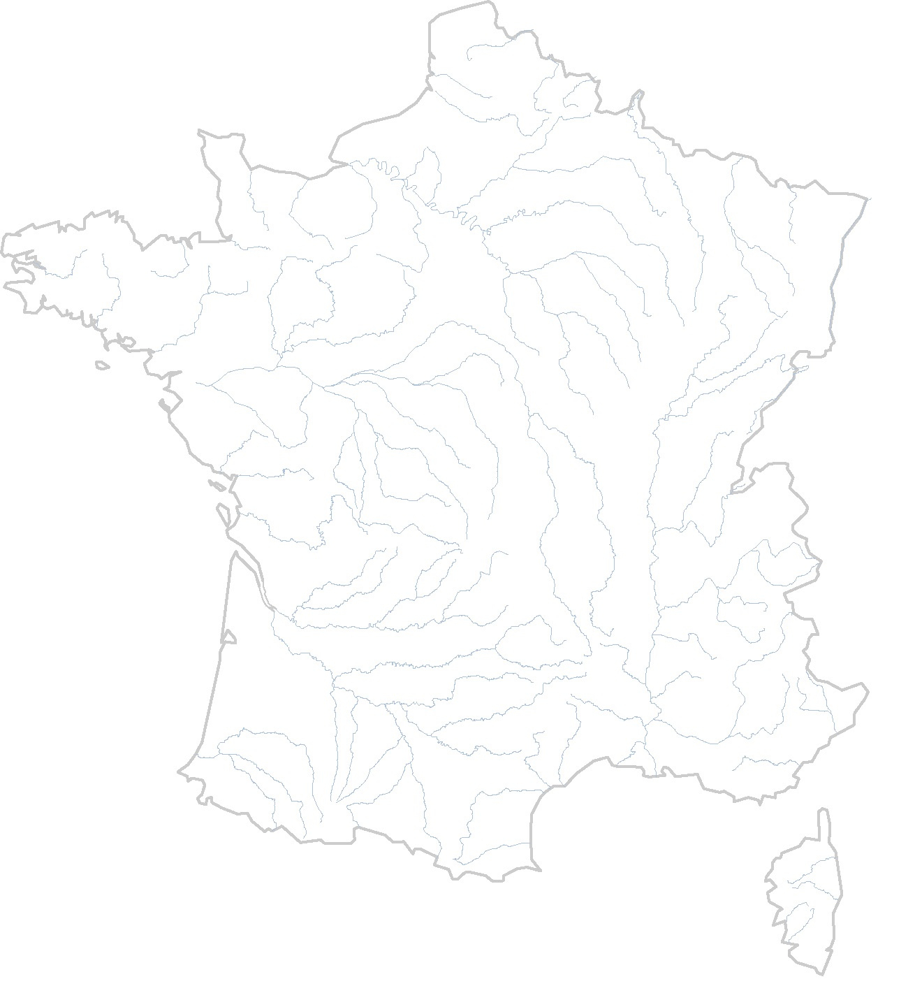 Cartes Muettes De La France À Imprimer - Chroniques tout Carte De France Des Départements À Imprimer 