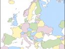 Cartes Vierges Non Numérotées encequiconcerne Carte Europe Vierge