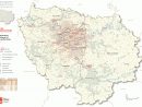 Cartograf.fr : Carte De L'île-De-France destiné Carte De France Des Départements À Imprimer