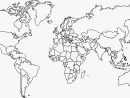Cartograf.fr : Carte Du Monde : Carte Du Monde Vierge Et à Carte Europe Vierge À Compléter En Ligne
