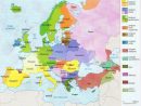 Cartograf.fr : Les Cartes Des Continents : L'europe : Page 3 avec Carte Europe Avec Capitales