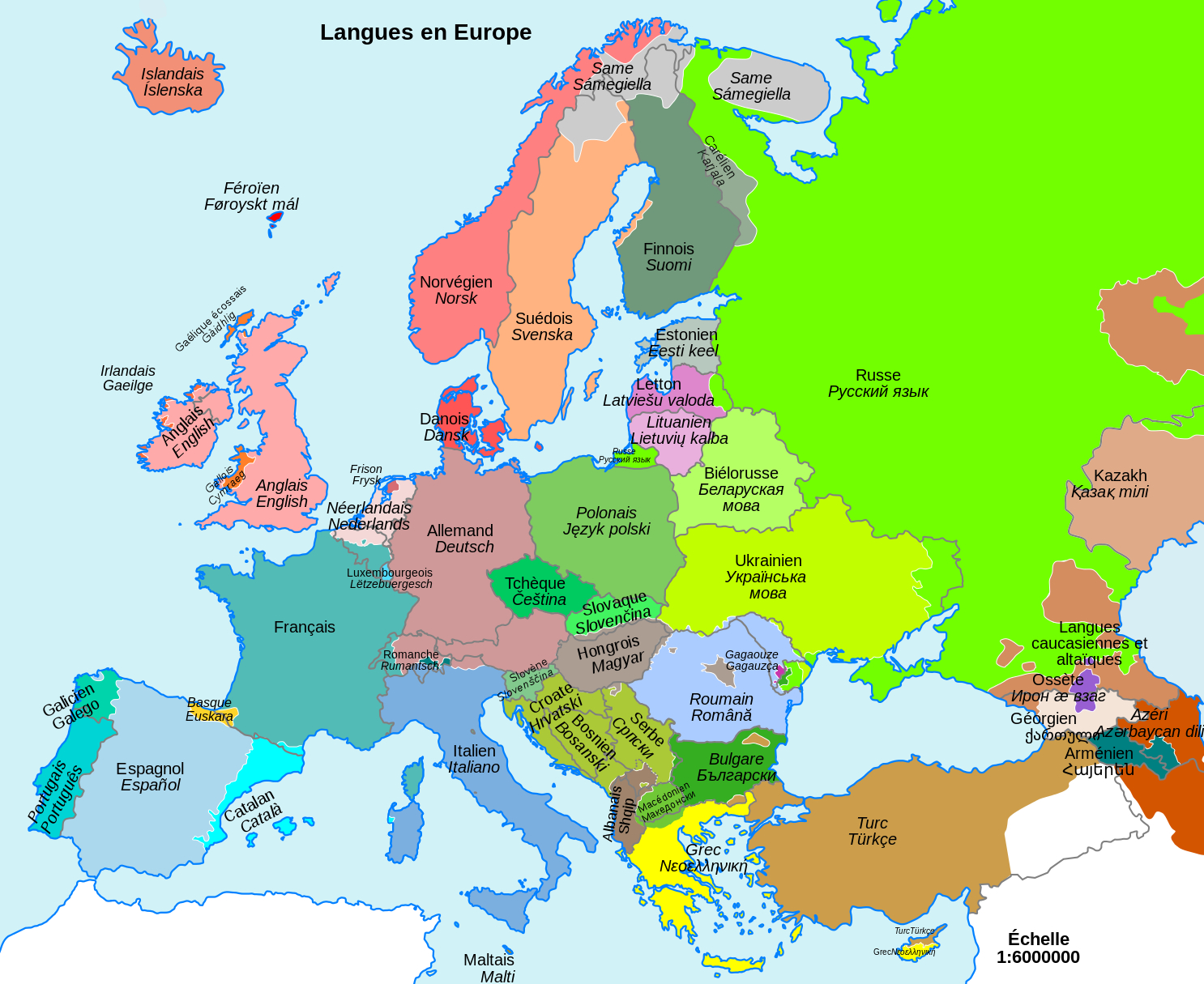 Cartograf.fr : Les Cartes Des Continents : L'europe : Page 3 serapportantà Carte De L Europe Avec Capitales