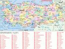 Cartograf.fr : Les Pays : La Turquie concernant Carte Numero Departement
