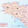 Cartograf.fr : Les Régions De France : La Bretagne destiné Carte De La France Avec Ville