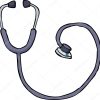 Cartoon Doodle Stethoscope — Stock Vector © Dedmazay #100038232 encequiconcerne Dessin Stéthoscope