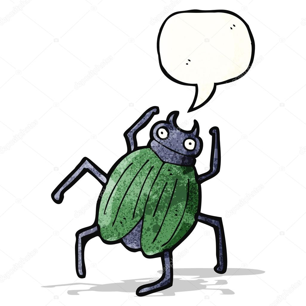 Cartoon Giant Beetle — Stock Vector © Lineartestpilot #58070547 serapportantà Dessin Scarabée
