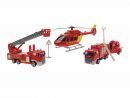 Caserne Pompier Avec Hélicoptère Rouge Et Jaune intérieur Jeux De Camion De Pompier Gratuit