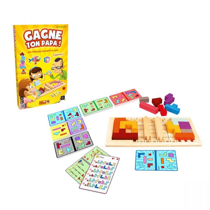 Casse-Tête Gagne Ton Papa Gigamic | Gagne Ton Papa, Jeux De à Jeu Educatif 3 Ans