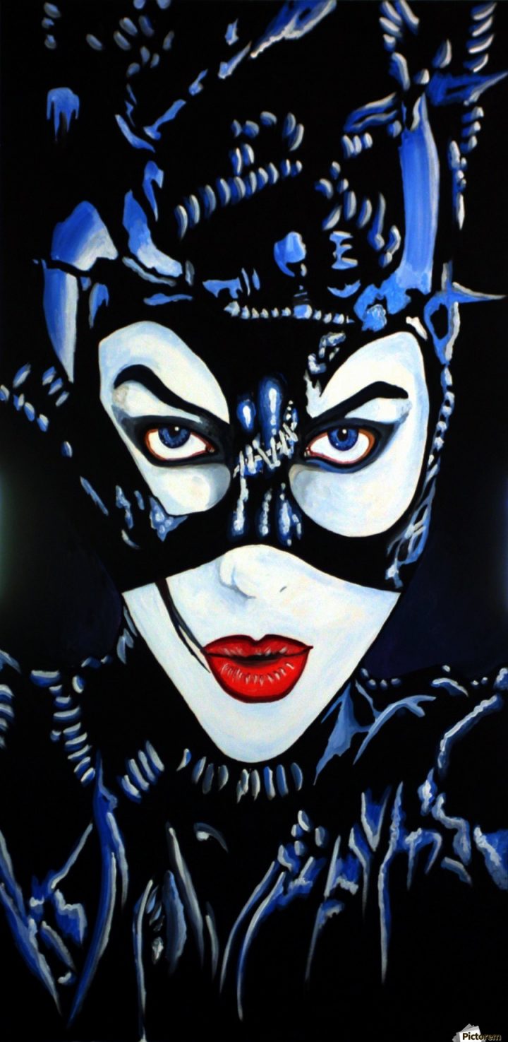 Cat Woman-Long – Simon Maxx Gallery Toile encequiconcerne Masque De Catwoman A Imprimer