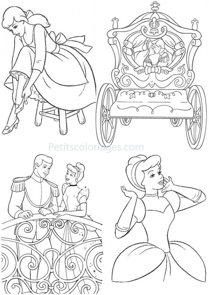 Cendrillon #86 (Films D'animation) – Coloriages À Imprimer intérieur Cendrillon À Colorier