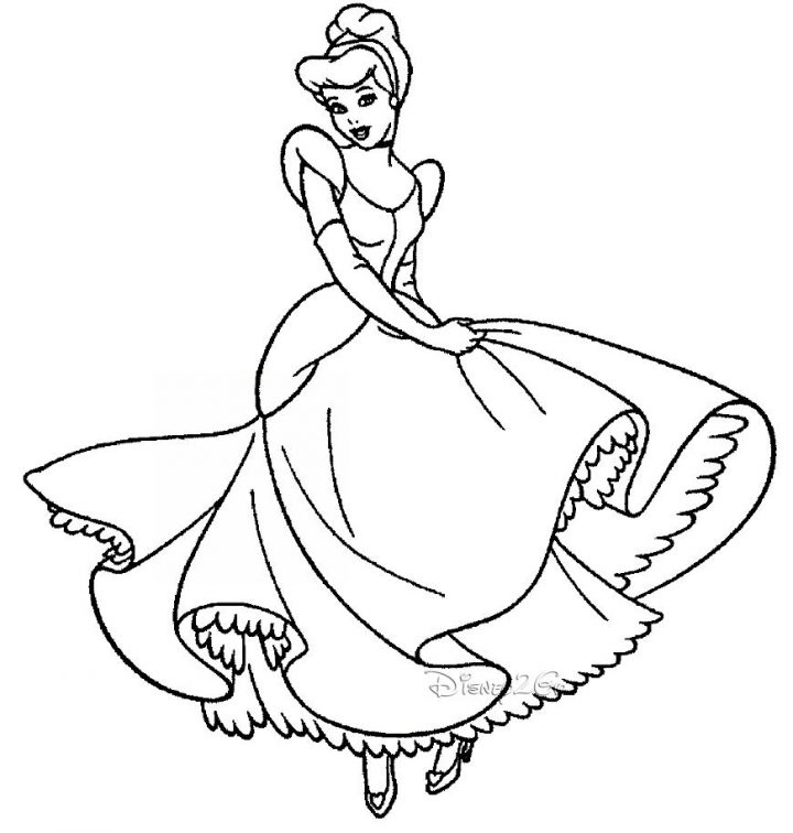 Cendrillon #96 (Films D'animation) – Coloriages À Imprimer à Cendrillon Dessin A Imprimer