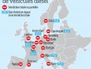 Ces Grandes Villes D'europe Qui S'apprêtent À Bannir Le destiné Carte Europe Avec Capitales