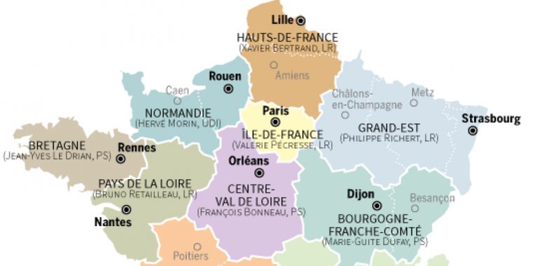 Ces Nouvelles Régions En Quête D'identité avec Nouvelles Régions De France 2016