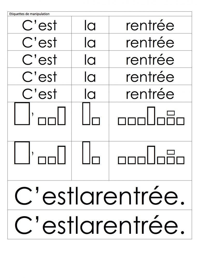 C'est La Rentrée ! Activités Pour Gs – La Classe De Luccia ! concernant Exercice Grande Section Maternelle Gratuit En Ligne